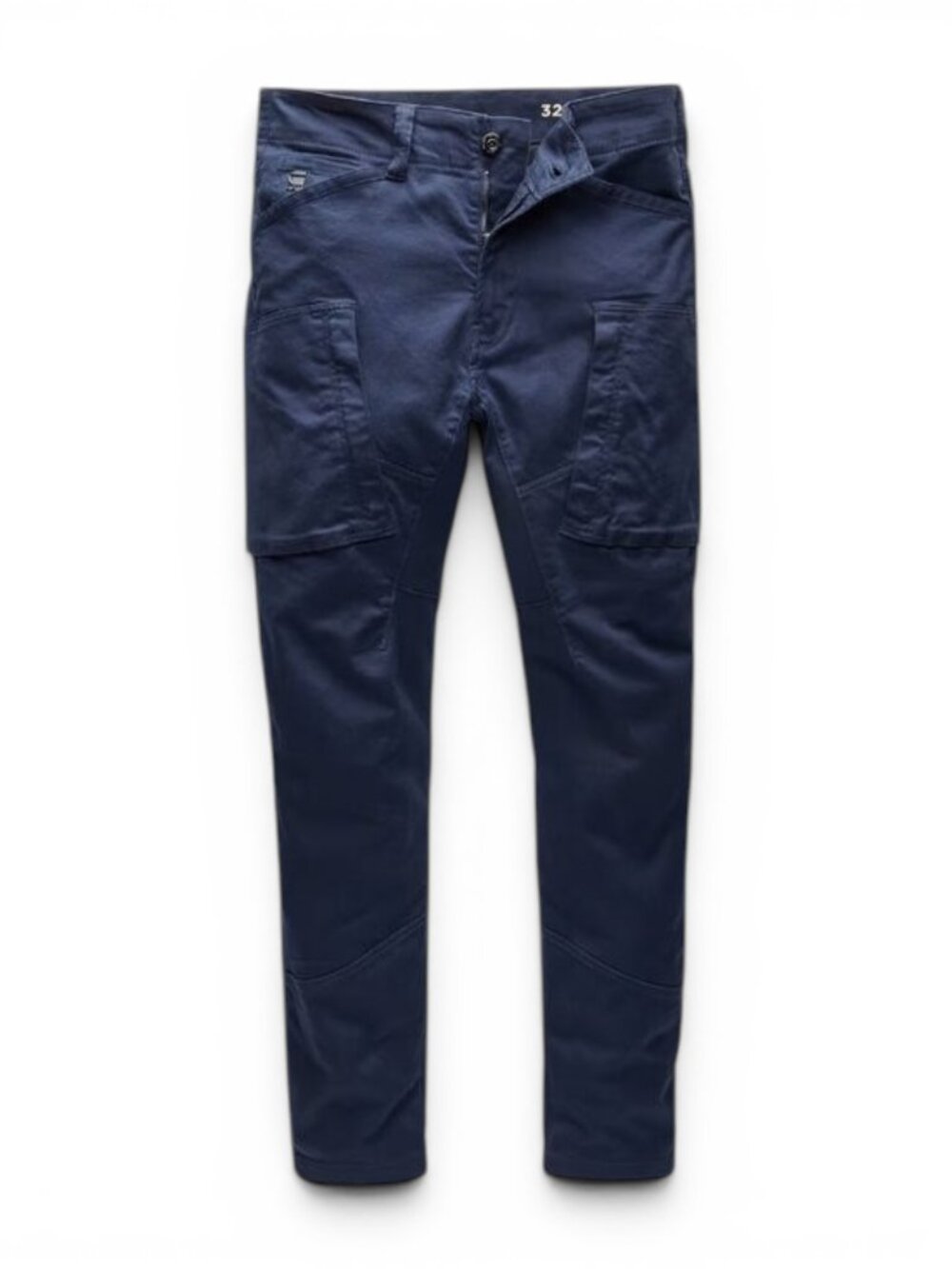 G-Star Raw Zip Pocket 3D Skinny Cargo Pant Navy Mens 32x32 Streetwear Casual